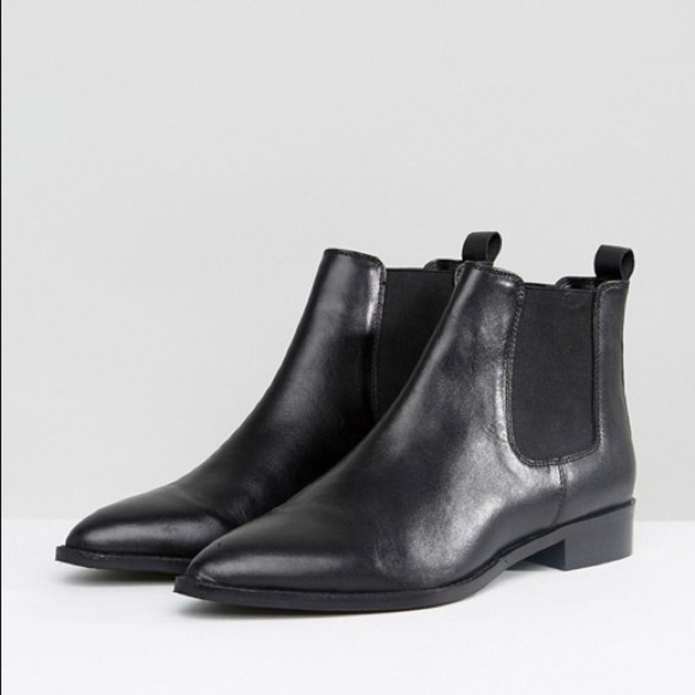 ASOS Automatic Leather Chelsea boots
